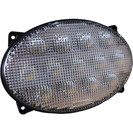 Tiger Lights 12V LED Oval Headlight 5.4 Amps, Flood/Spot Combo Offroad Light; TL7820